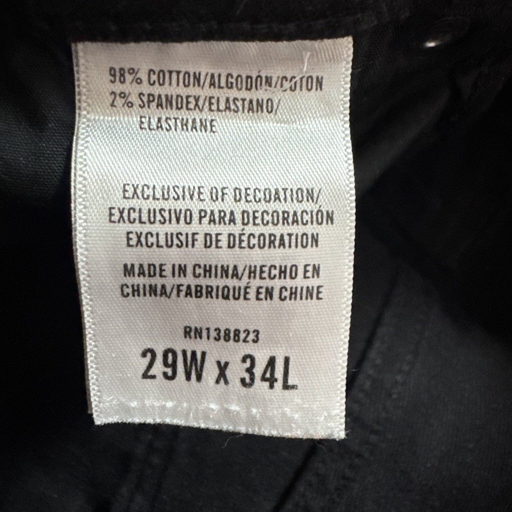 Shyanne Jeans‎ Womens 29x34 (29x31) Black Flare Country Western Cowgirl Stretch - Picture 10 of 12